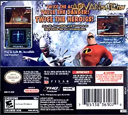 Image n° 2 - boxback : Incredibles - Rise of the Underminer, The